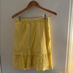 J. Crew Yellow Pencil Skirt